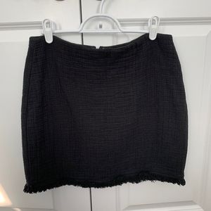 Madewell - Black fringe skirt